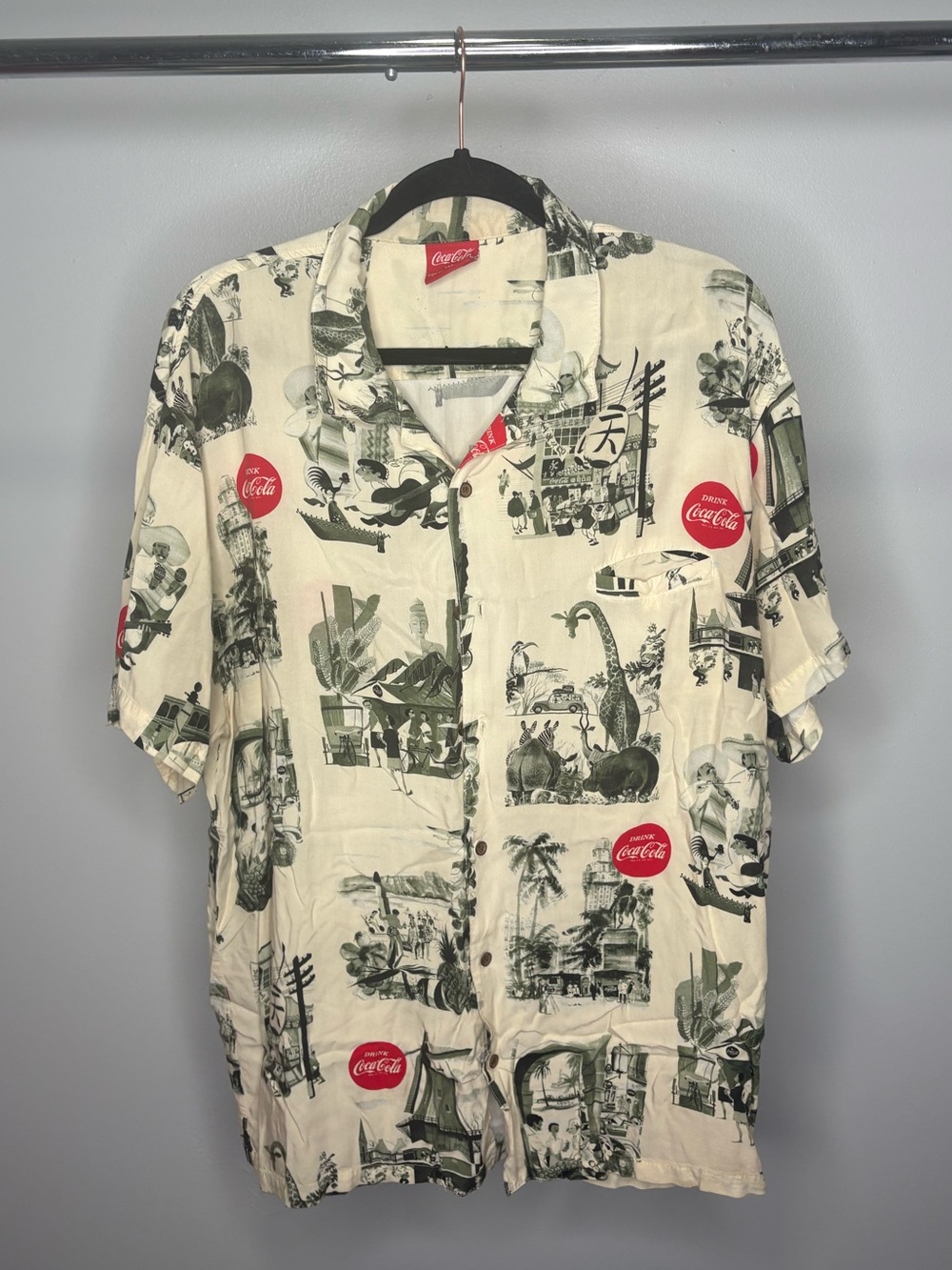 Coca Cola Vintage Button down